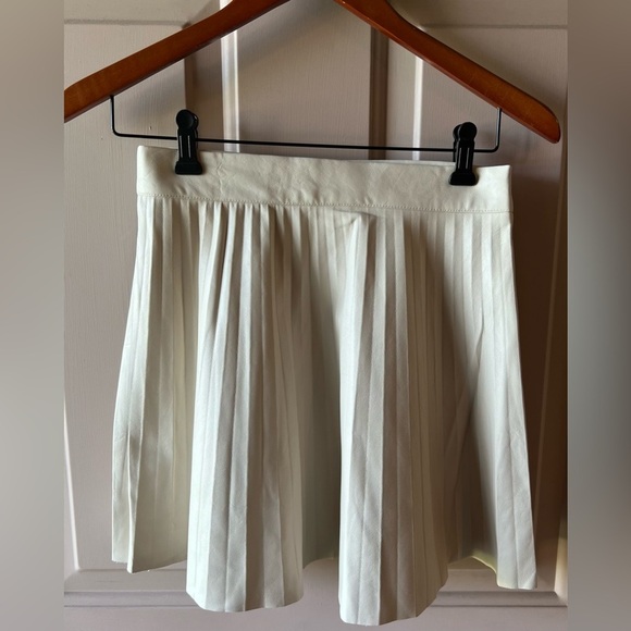 Lulus Women's Beige Better Luck Next Time Vegan Leather Mini Skirt NWT S #1262 - Picture 5 of 10